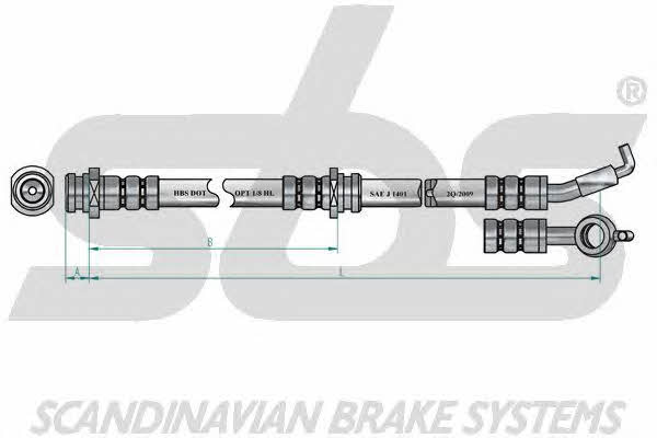 SBS 1330853011 Brake Hose 1330853011