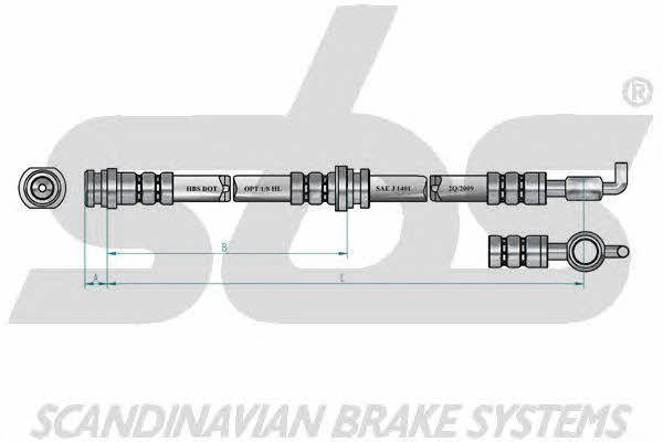 SBS 1330853221 Brake Hose 1330853221