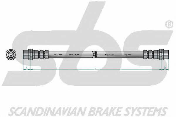 SBS 1330853329 Brake Hose 1330853329