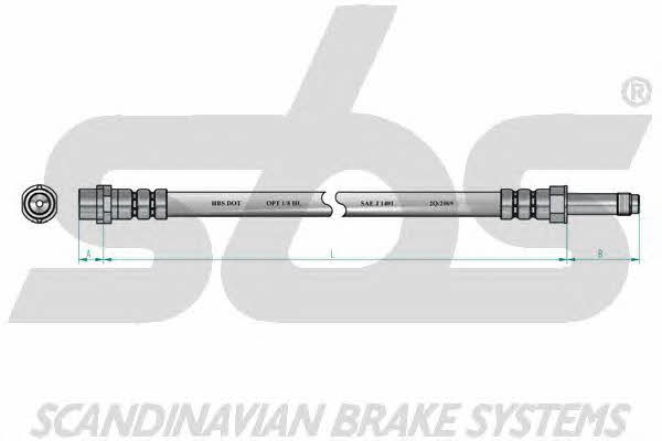 SBS 1330853350 Brake Hose 1330853350