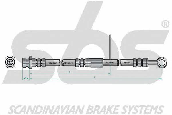 SBS 1330853456 Brake Hose 1330853456