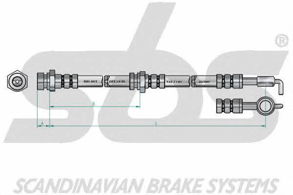 SBS 1330853509 Brake Hose 1330853509