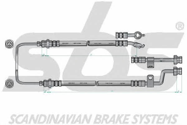 SBS 1330853514 Brake Hose 1330853514