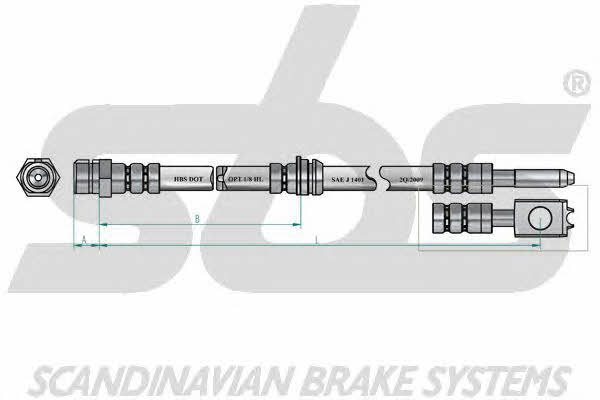 SBS 1330854313 Brake Hose 1330854313