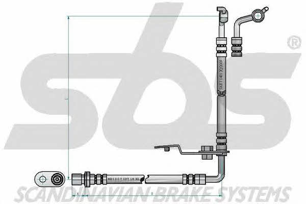 SBS 1330853275 Brake Hose 1330853275