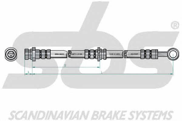 SBS 1330853470 Brake Hose 1330853470