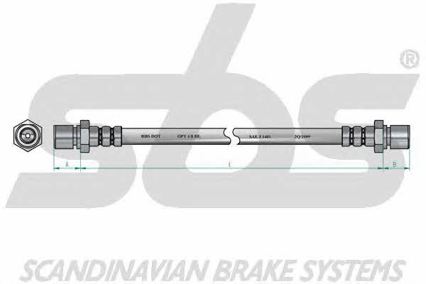 SBS 1330853604 Brake Hose 1330853604