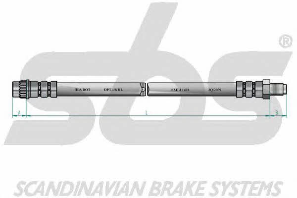 SBS 1330853734 Brake Hose 1330853734