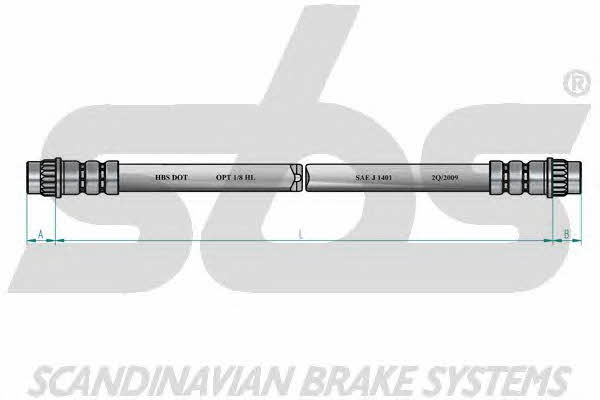 SBS 1330853937 Brake Hose 1330853937