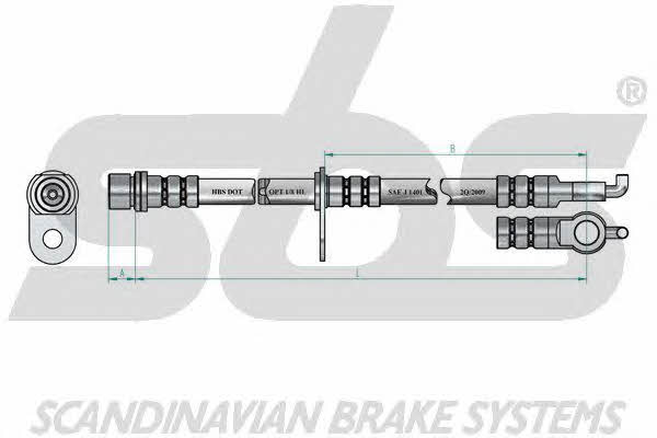 SBS 13308545152 Brake Hose 13308545152