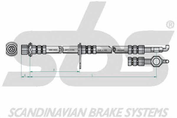 SBS 13308545161 Brake Hose 13308545161