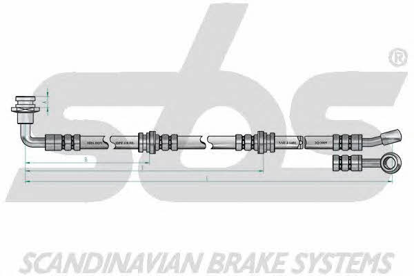 SBS 1330855220 Brake Hose 1330855220