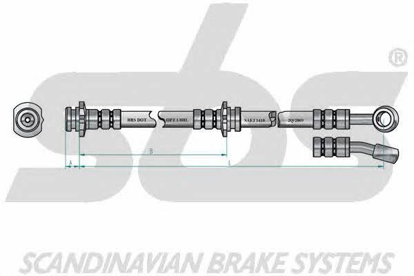 SBS 1330852257 Brake Hose 1330852257