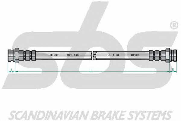 SBS 13308523129 Brake Hose 13308523129