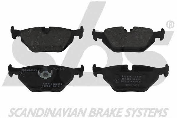 SBS 1501221516 Brake Pad Set, disc brake 1501221516