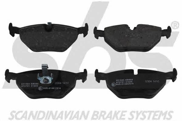 SBS 1501221524 Brake Pad Set, disc brake 1501221524