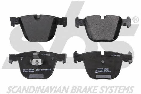 SBS 1501221536 Brake Pad Set, disc brake 1501221536