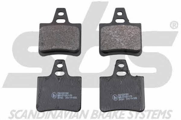 SBS 1501221932 Brake Pad Set, disc brake 1501221932