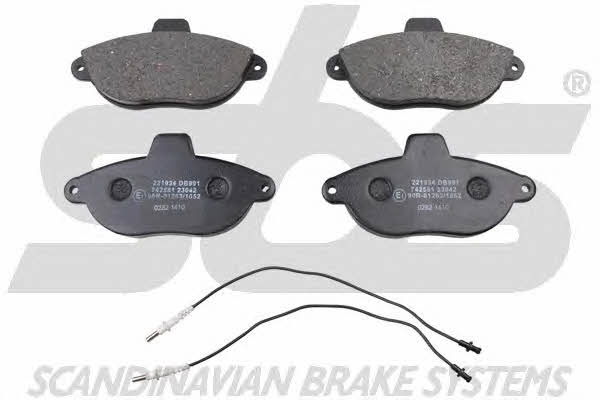 SBS 1501221934 Brake Pad Set, disc brake 1501221934