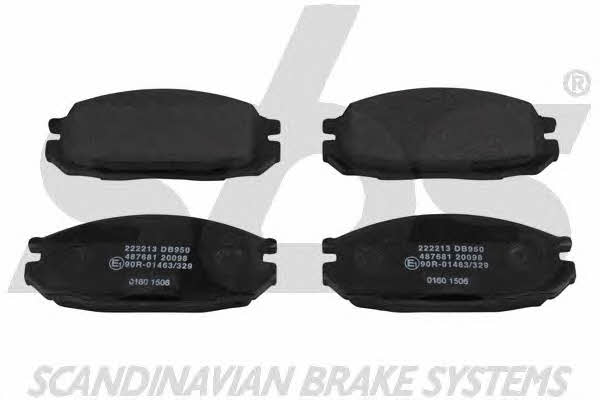 SBS 1501222213 Brake Pad Set, disc brake 1501222213