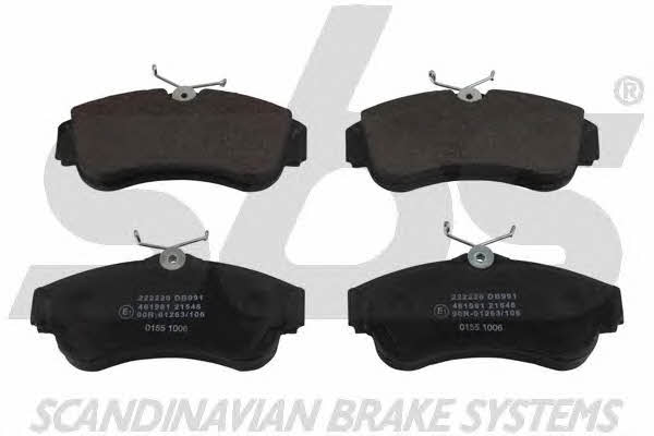 SBS 1501222220 Brake Pad Set, disc brake 1501222220