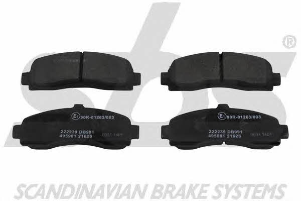 SBS 1501222239 Brake Pad Set, disc brake 1501222239