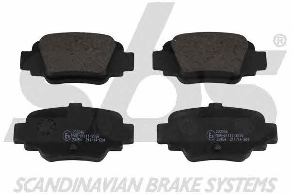 SBS 1501222246 Brake Pad Set, disc brake 1501222246
