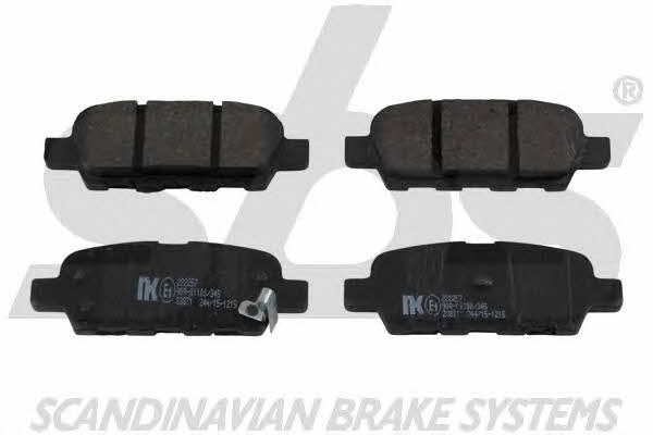 SBS 1501222257 Brake Pad Set, disc brake 1501222257