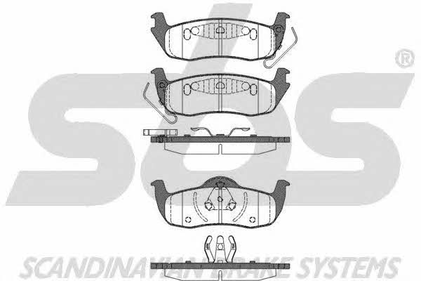 SBS 1501222266 Brake Pad Set, disc brake 1501222266