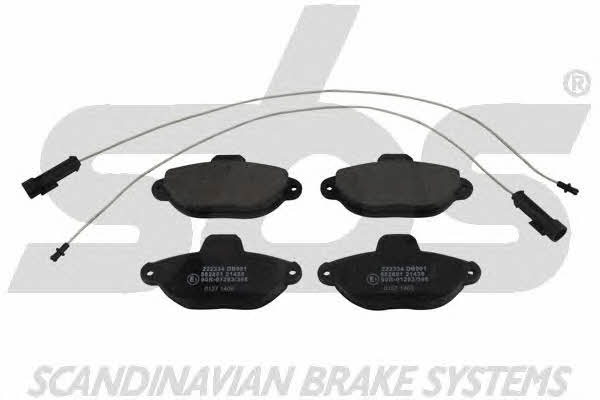 SBS 1501222334 Brake Pad Set, disc brake 1501222334
