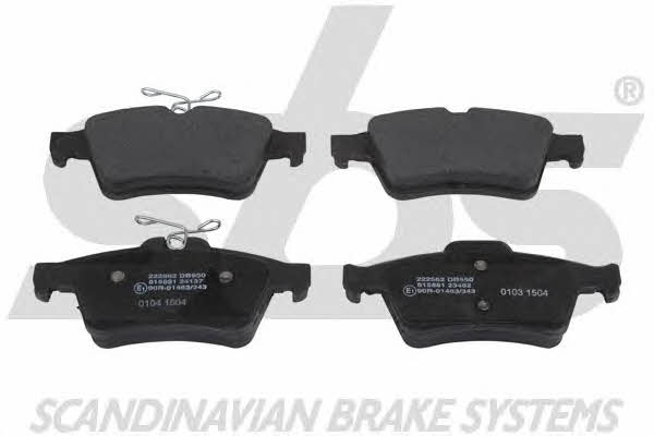 SBS 1501222562 Brake Pad Set, disc brake 1501222562