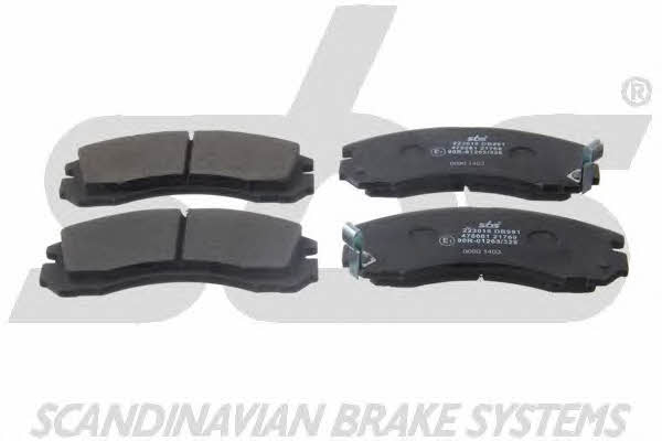 SBS 1501223018 Brake Pad Set, disc brake 1501223018