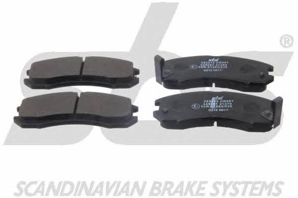SBS 1501223213 Brake Pad Set, disc brake 1501223213