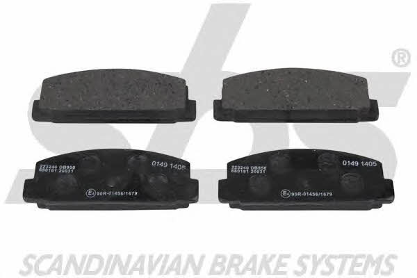 SBS 1501223240 Brake Pad Set, disc brake 1501223240