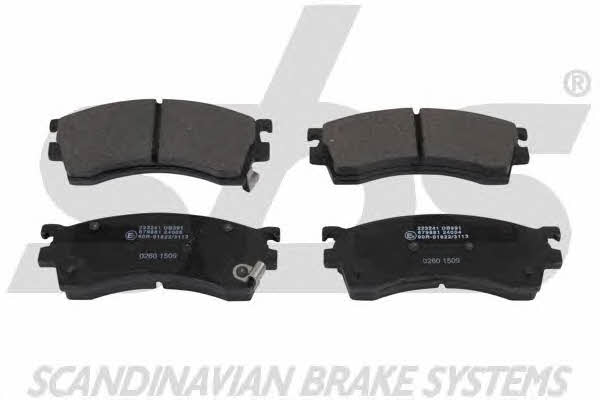 SBS 1501223241 Brake Pad Set, disc brake 1501223241