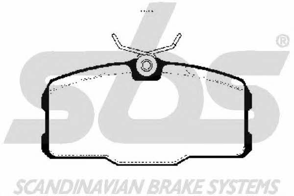 SBS 1501223313 Brake Pad Set, disc brake 1501223313