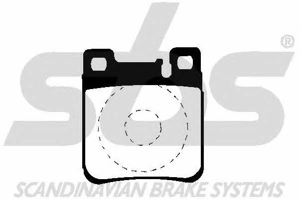 SBS 1501223323 Brake Pad Set, disc brake 1501223323