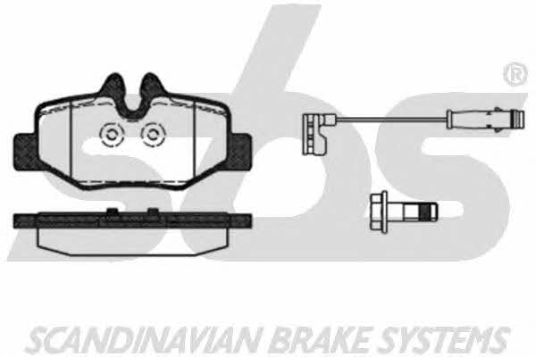 SBS 1501223352 Brake Pad Set, disc brake 1501223352