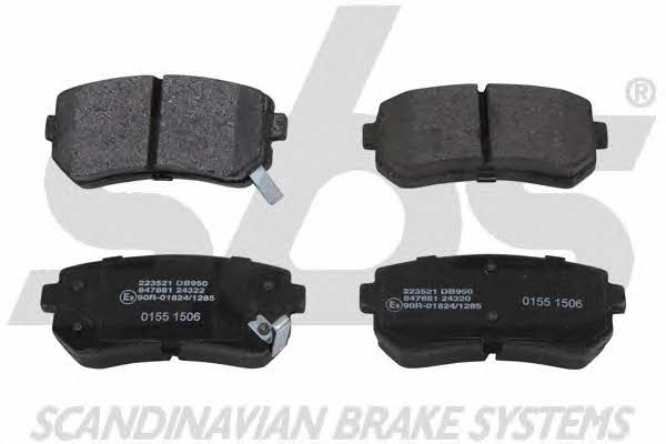 SBS 1501223521 Brake Pad Set, disc brake 1501223521