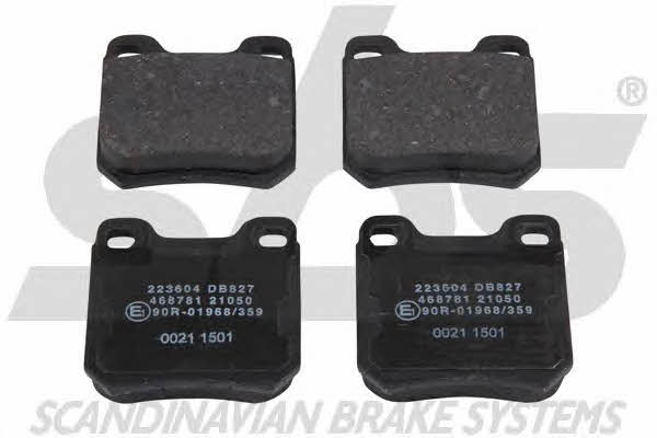 SBS 1501223604 Brake Pad Set, disc brake 1501223604