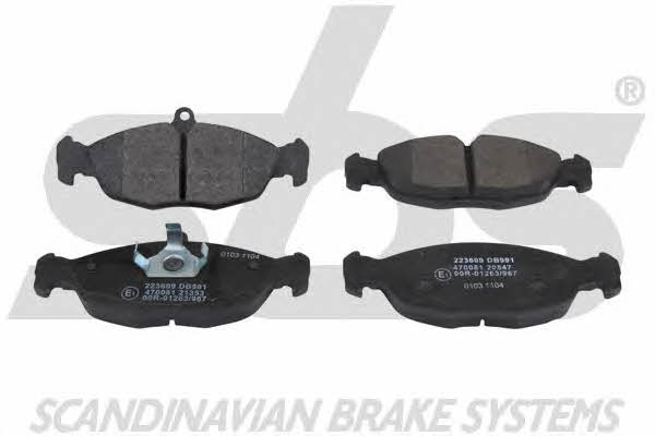 SBS 1501223609 Brake Pad Set, disc brake 1501223609