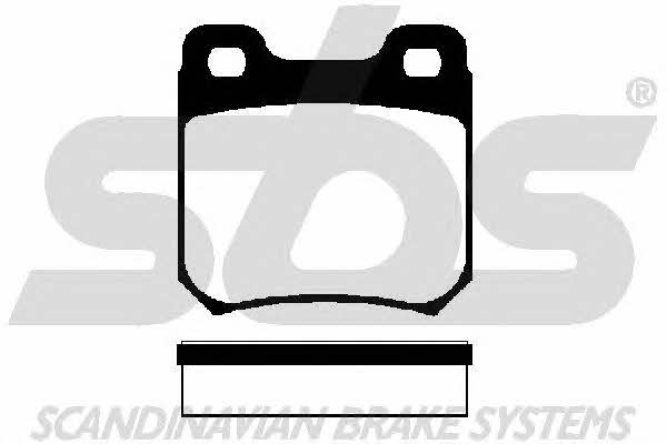 SBS 1501223612 Brake Pad Set, disc brake 1501223612