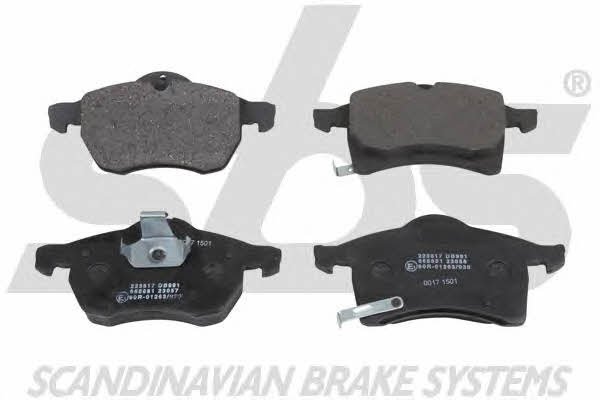 SBS 1501223617 Brake Pad Set, disc brake 1501223617
