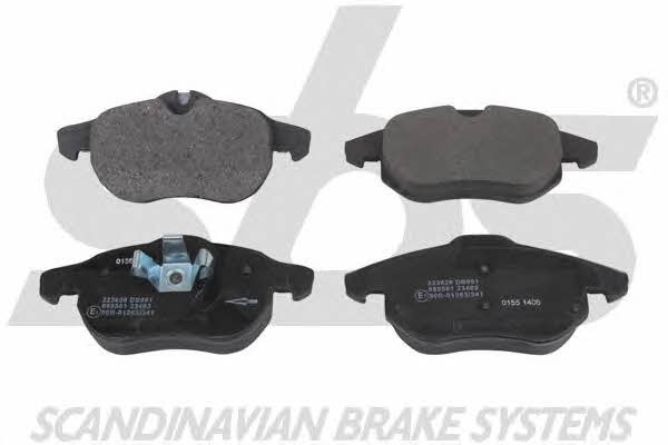 SBS 1501223628 Brake Pad Set, disc brake 1501223628