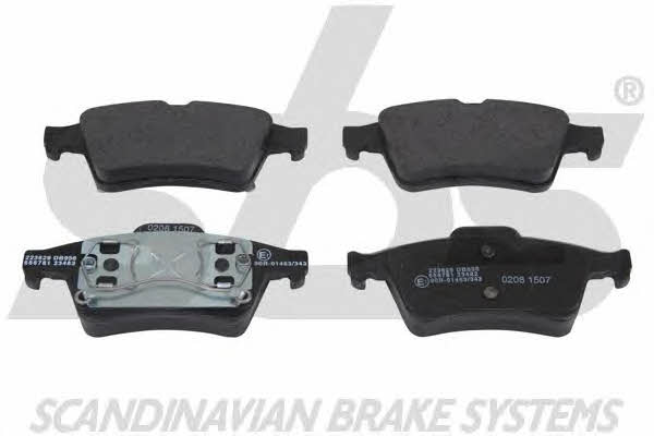 SBS 1501223629 Brake Pad Set, disc brake 1501223629