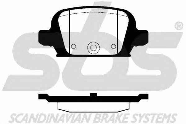 SBS 1501223630 Brake Pad Set, disc brake 1501223630