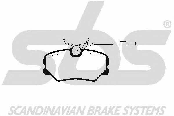 SBS 1501223715 Brake Pad Set, disc brake 1501223715