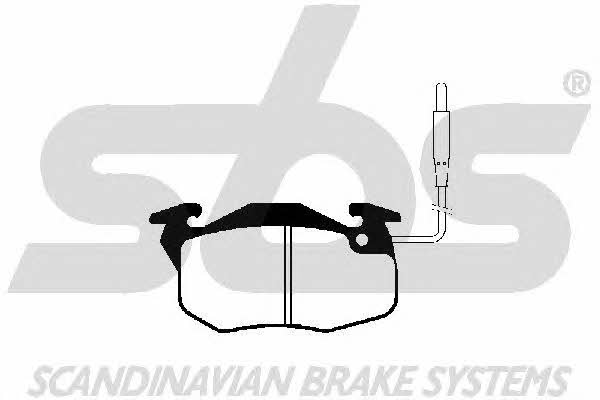 SBS 1501223720 Brake Pad Set, disc brake 1501223720