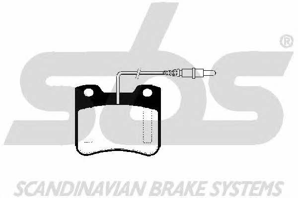 SBS 1501223721 Brake Pad Set, disc brake 1501223721