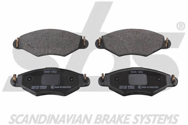 SBS 1501223739 Brake Pad Set, disc brake 1501223739